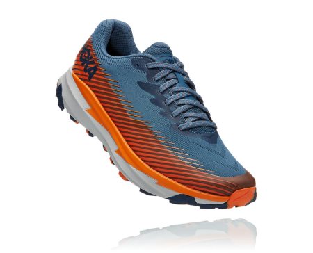 Hoka One One Torrent 2 Moški Pohodniški Čevlji Turkizna / Oranžna SI-783624Y